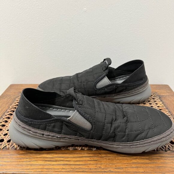 Size 8 Women's Black Merrell Quilted Hut Moc Slip On Ultra-Lightweight Shoes - Picture 4 of 7